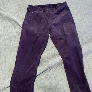 BONOBOS 5-pocket cord pants, maritime blue, worn once